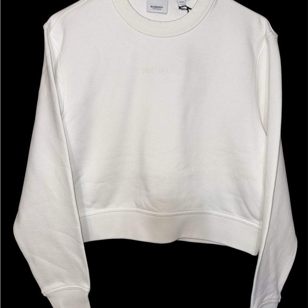 Burberry Women's Ivory Sweatshirt NWT